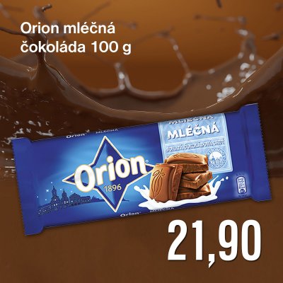 Orion mléčná čokoláda 100 g