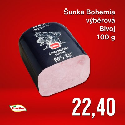 Šunka Bohemia výběrová Bivoj 100 g