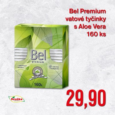 Bel Premium vatové tyčinky s Aloe Vera 160 ks