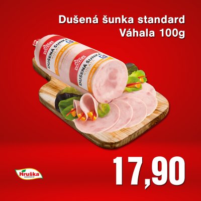 Dušená šunka standard Váhala 100g