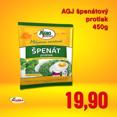 AGJ špenátový protlak 450g