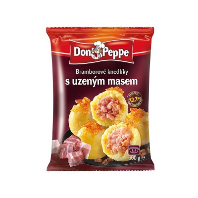 Don Peppe Bramborové knedlíky s uzeným masem 600g