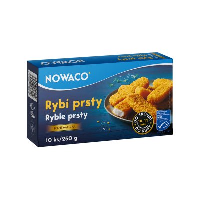 Rybí prsty nemleté Premium Nowaco 250g