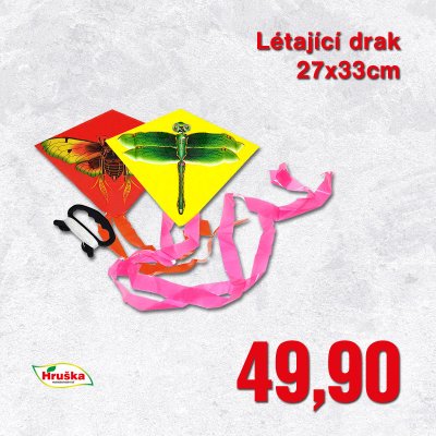 Létající drak 27x33cm