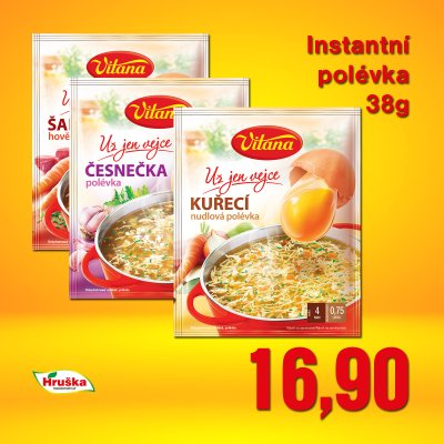 Instantní polévka Už jen vejce 38g