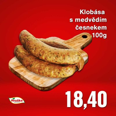 Klobása s medvědím česnekem Bivoj 100g