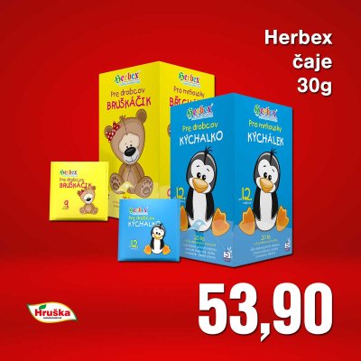 Herbex čaje 30g