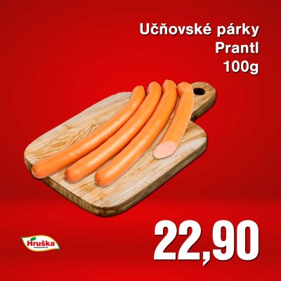 Učňovské párky Prantl 100g