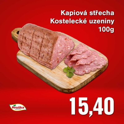 Kapiová střecha Kostelecké uzeniny 100g