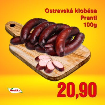 Ostravská klobása Prantl 100g