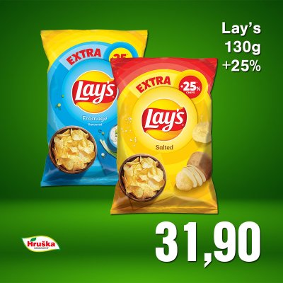 Lay’s 130g +25%