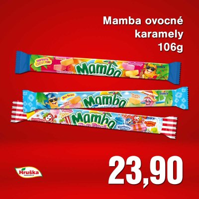 Mamba ovocné karamely 106g