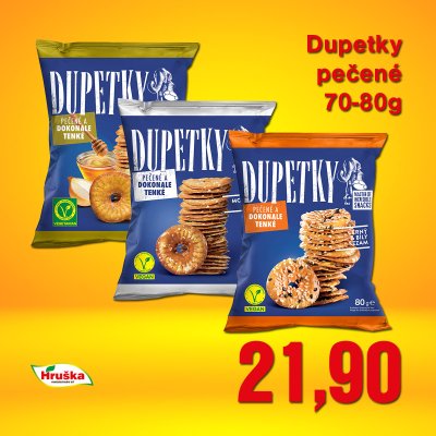 Dupetky pečené 70-80g