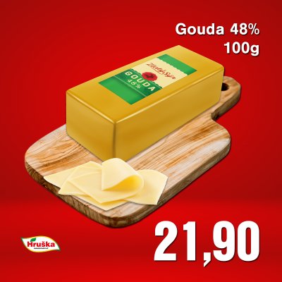 Gouda 48% 100g