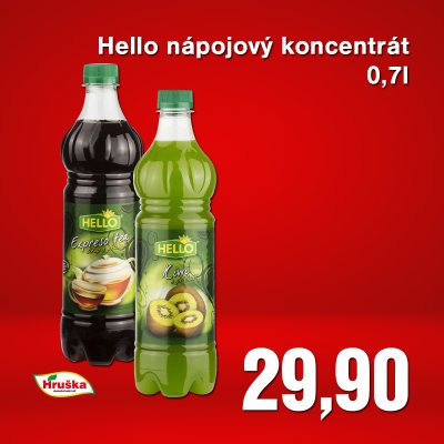 Hello nápojový koncentrát 0,7l