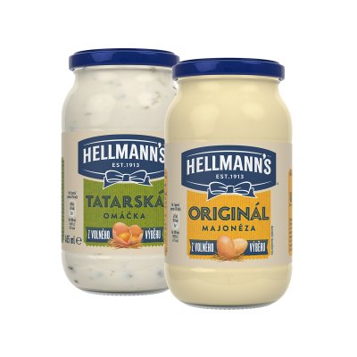 Majonéza a Tatarská omáčka Hellmann’s 405ml