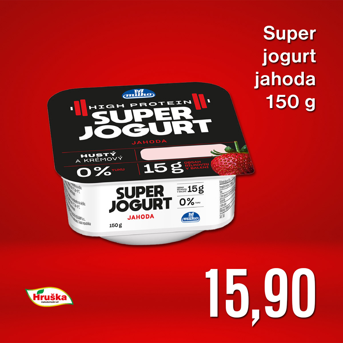 Super jogurt jahoda 150 g