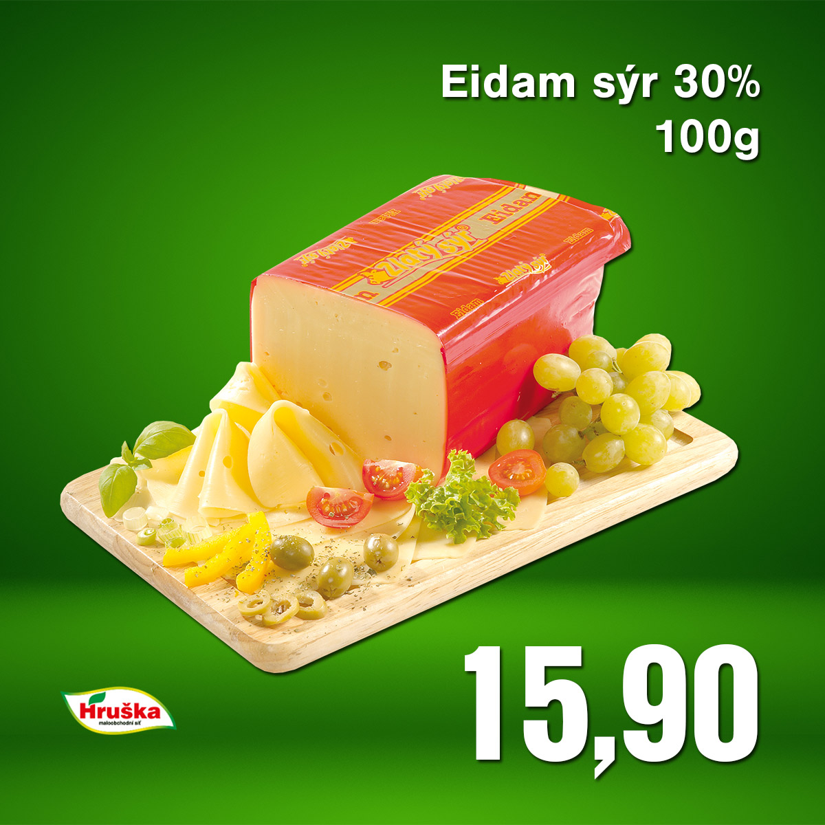 Eidam sýr 30% 100g