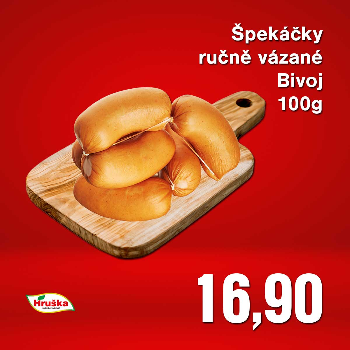 Špekáčky ručně vázané Bivoj 100g