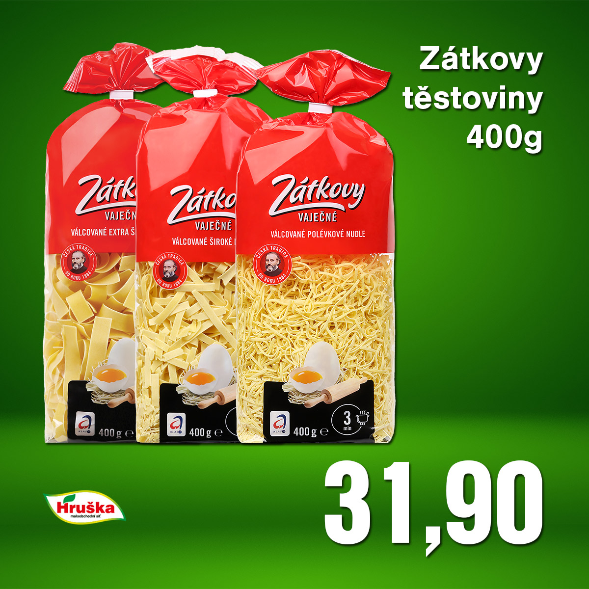 Zátkovy těstoviny 400g