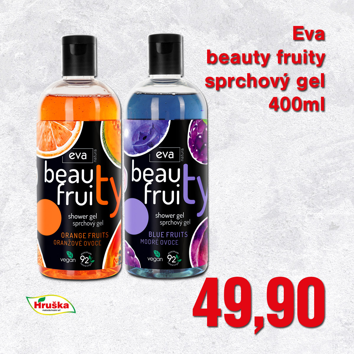 Eva beauty fruity sprchový gel 400ml