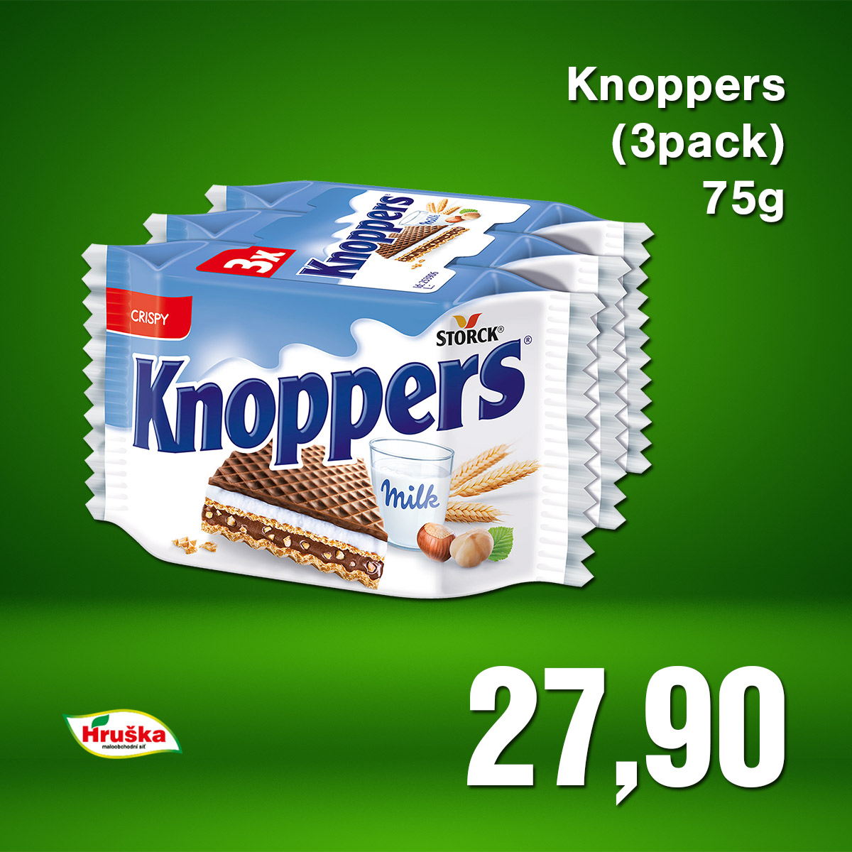 Knoppers (3pack) 75g