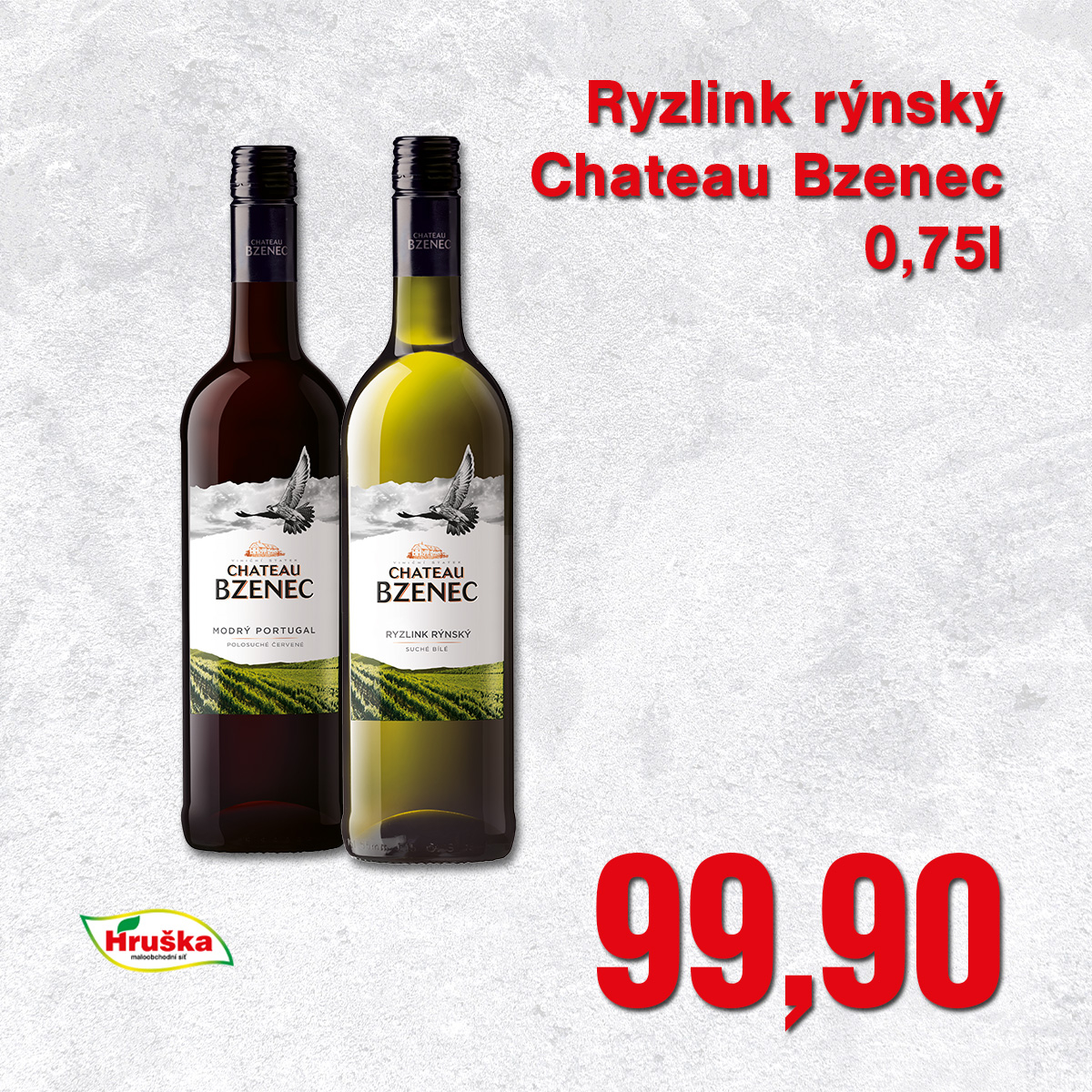 Ryzlink rýnský Chateau Bzenec 0,75l