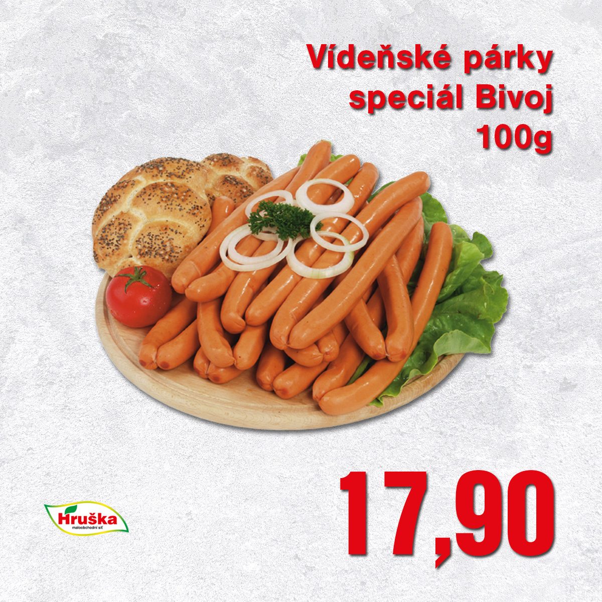 Vídeňské párky speciál Bivoj 100g