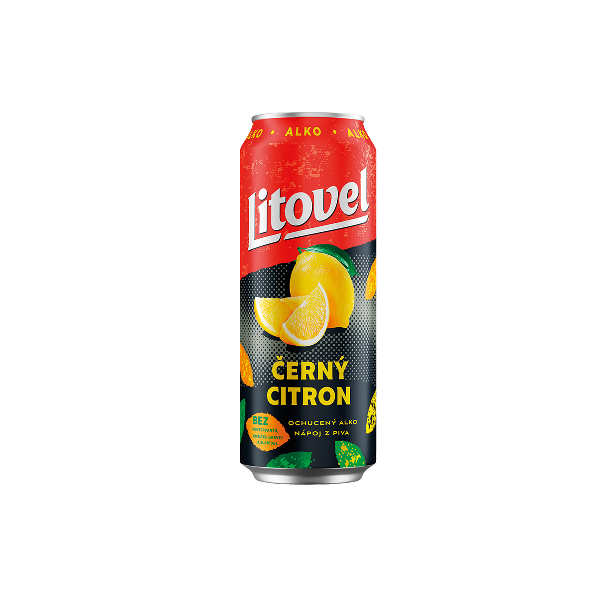 Litovel Černý citron alkoholický nápoj 0,5l