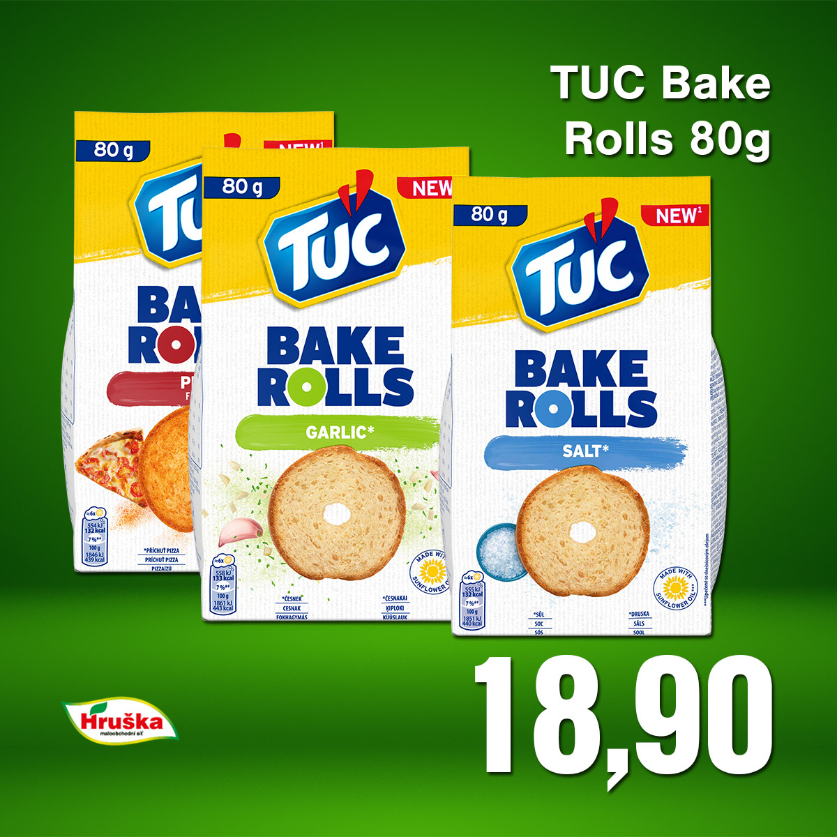 TUC Bake Rolls 80g