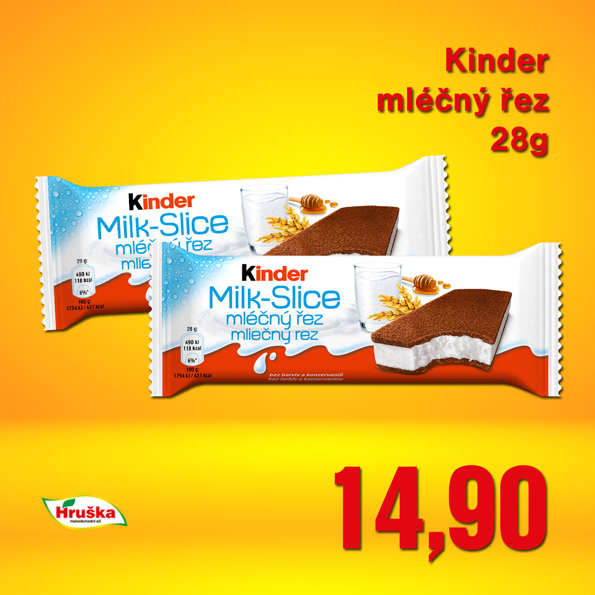 Kinder mléčný řez 28g