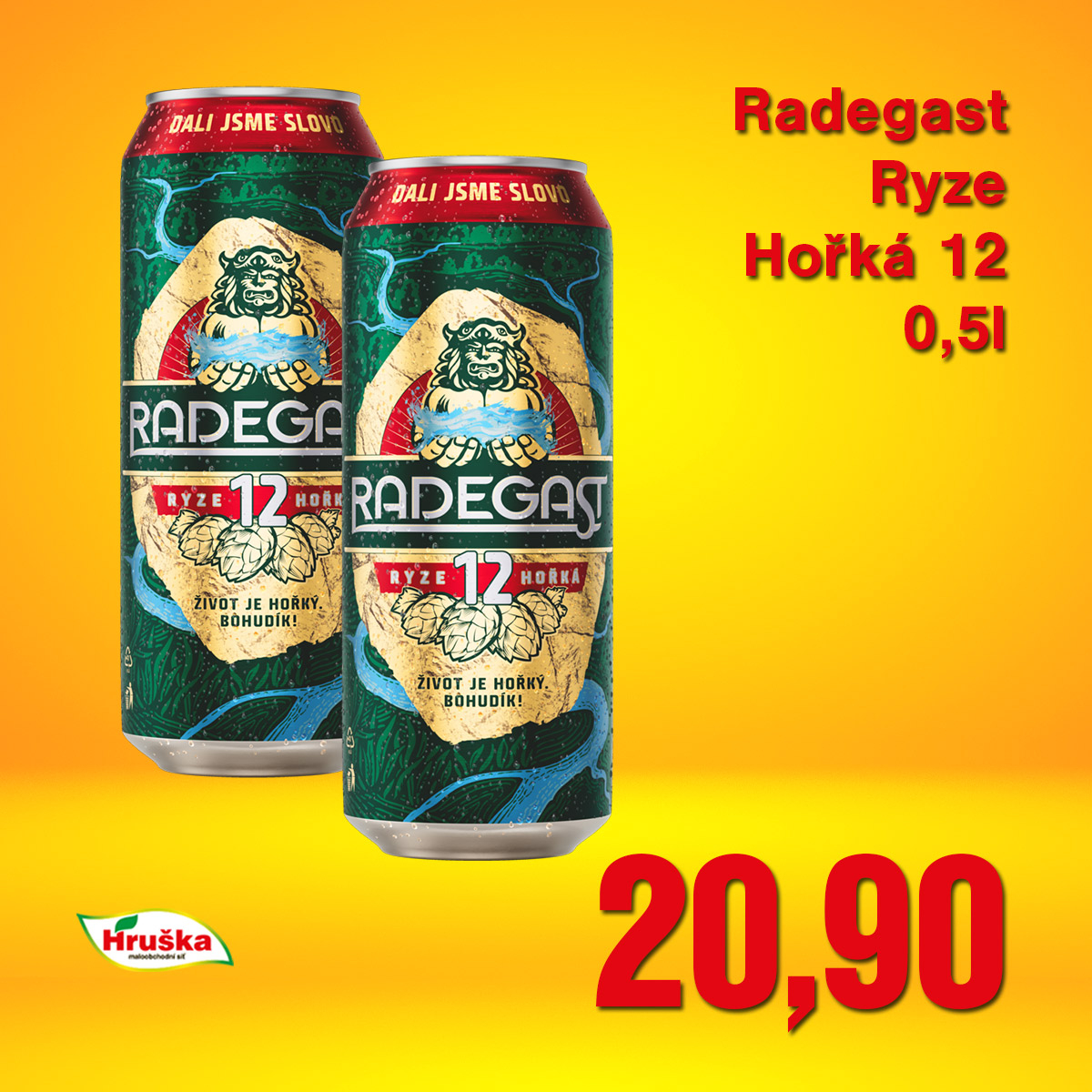 Radegast Ryze Hořká 12 0,5l