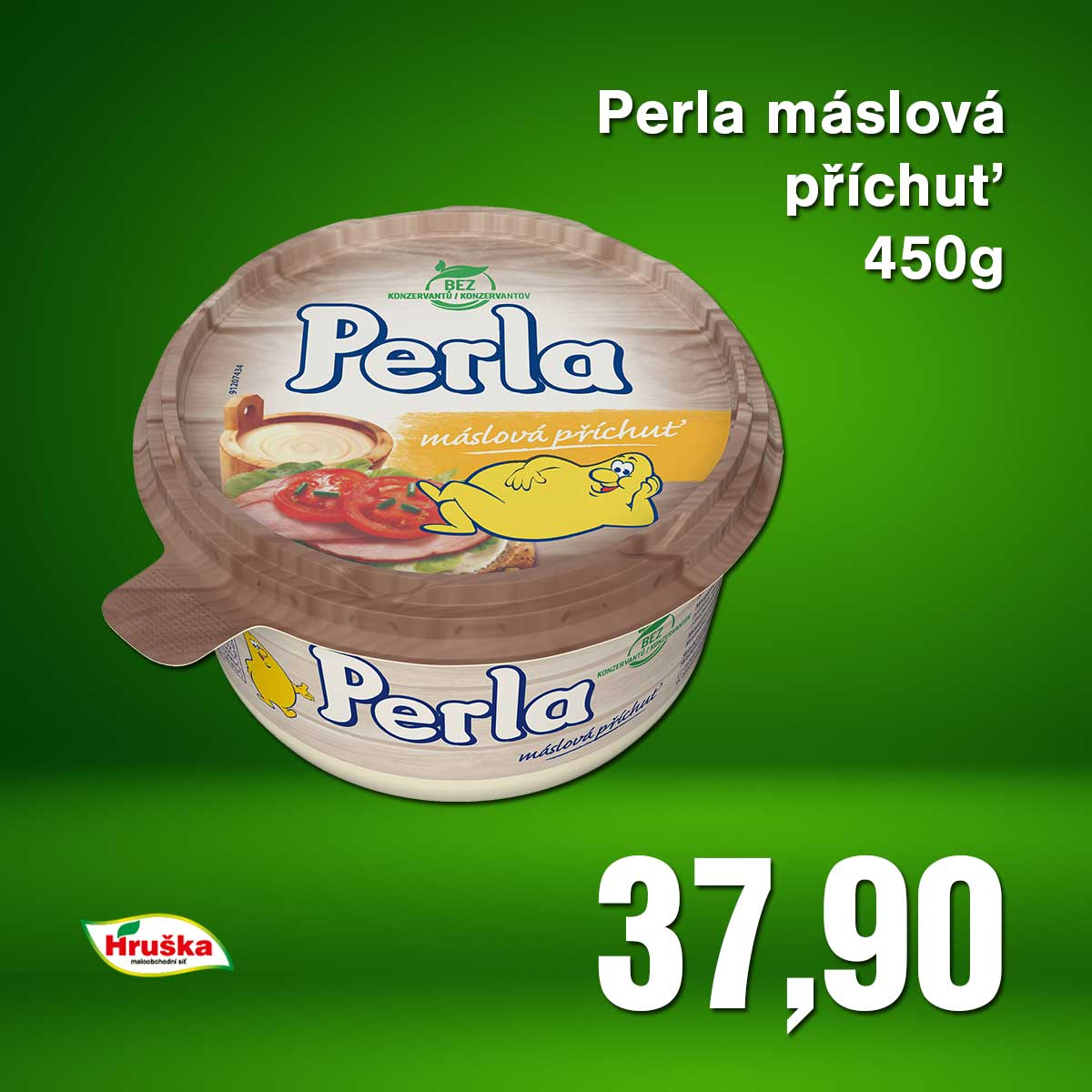 Perla máslová příchuť 450g