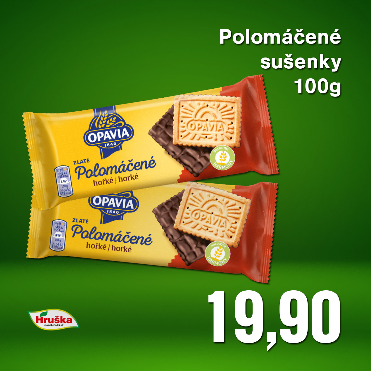 Polomáčené sušenky 100g