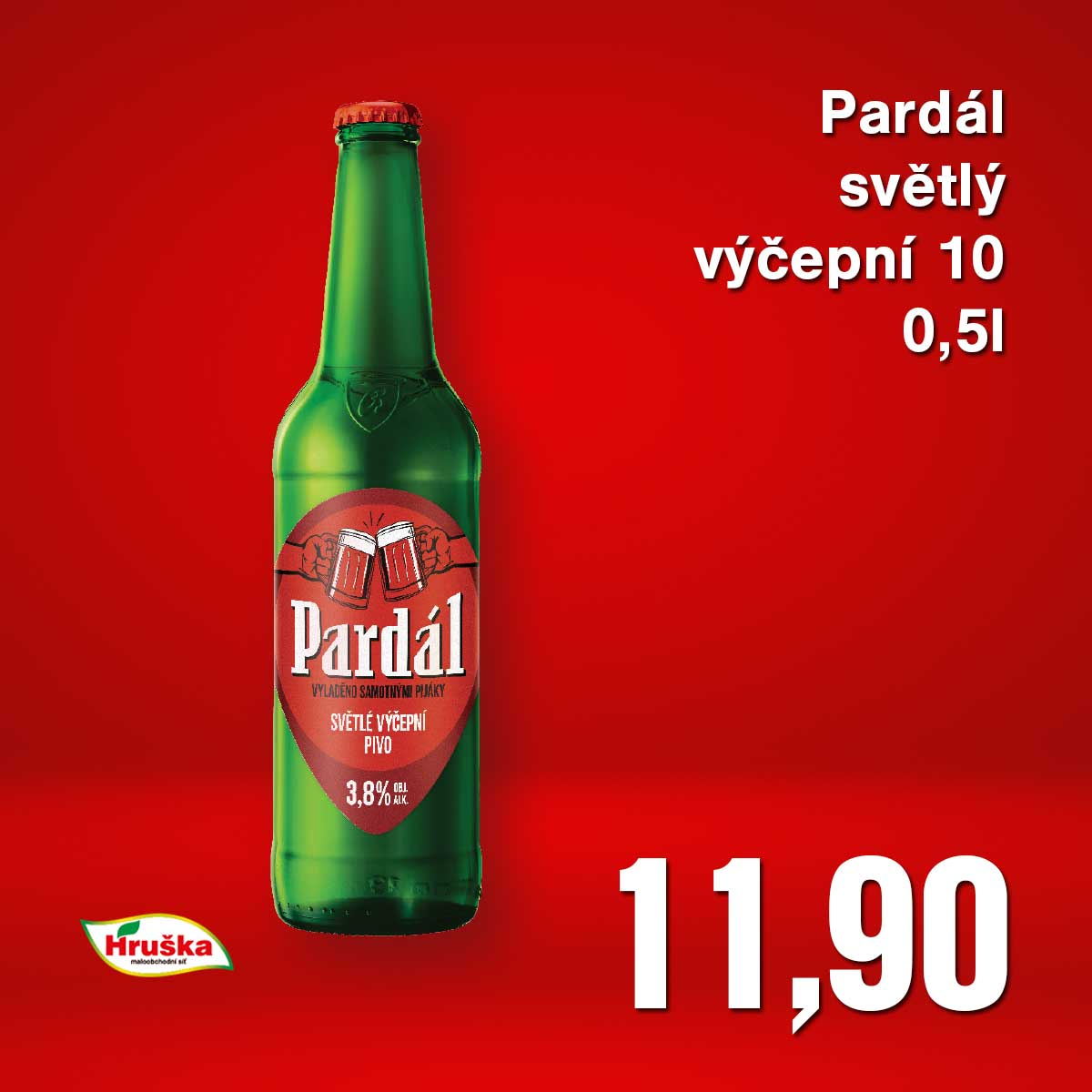 Pardál světlý výčepní 10 0,5l