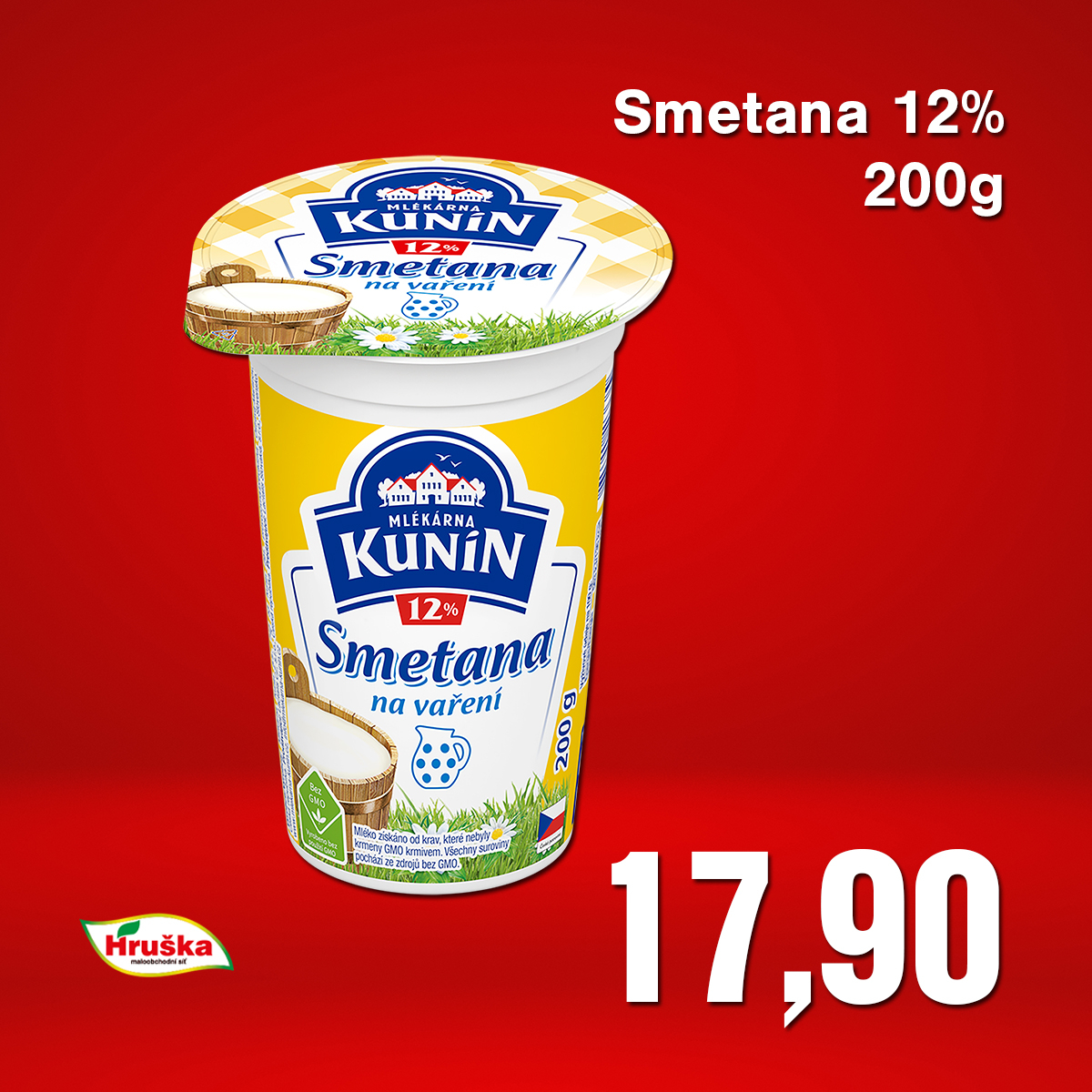 Smetana 12% 200g