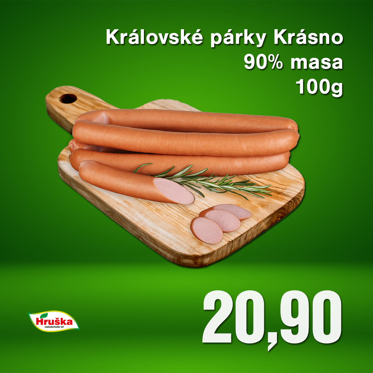 Královské párky Krásno 100g