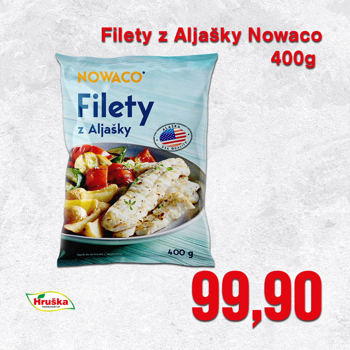 Filety z Aljašky Nowaco 400g