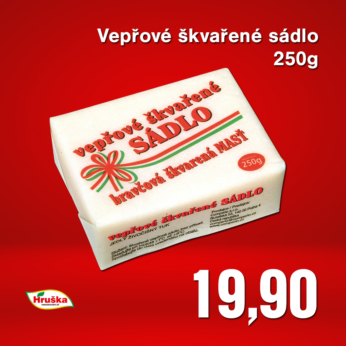 Škvařené sádlo 250g