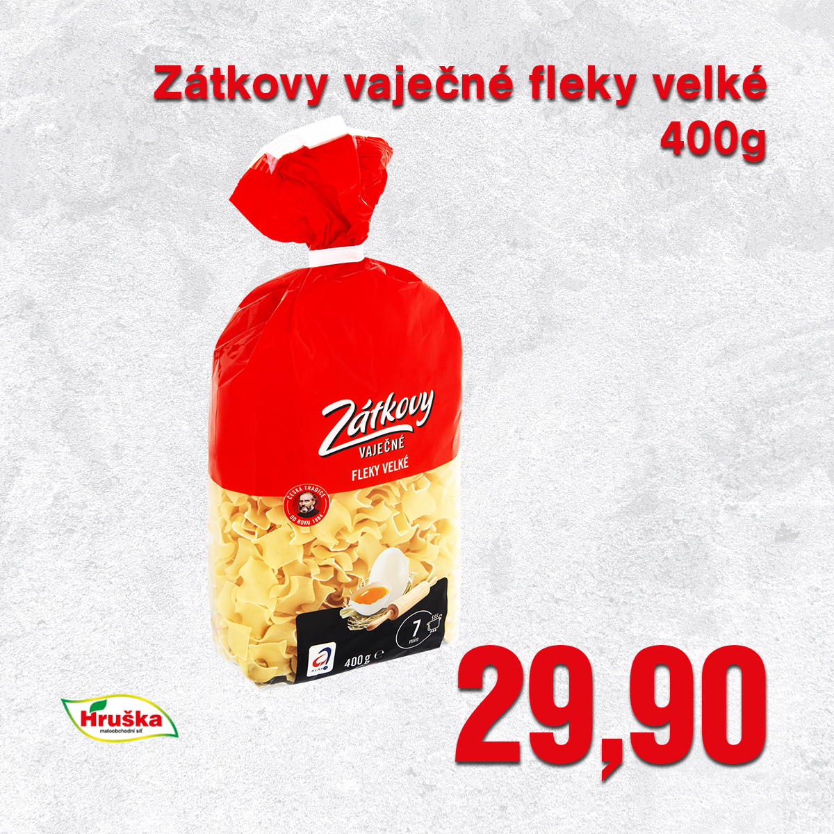 Fleky vaječné velké Zátkovy 400g