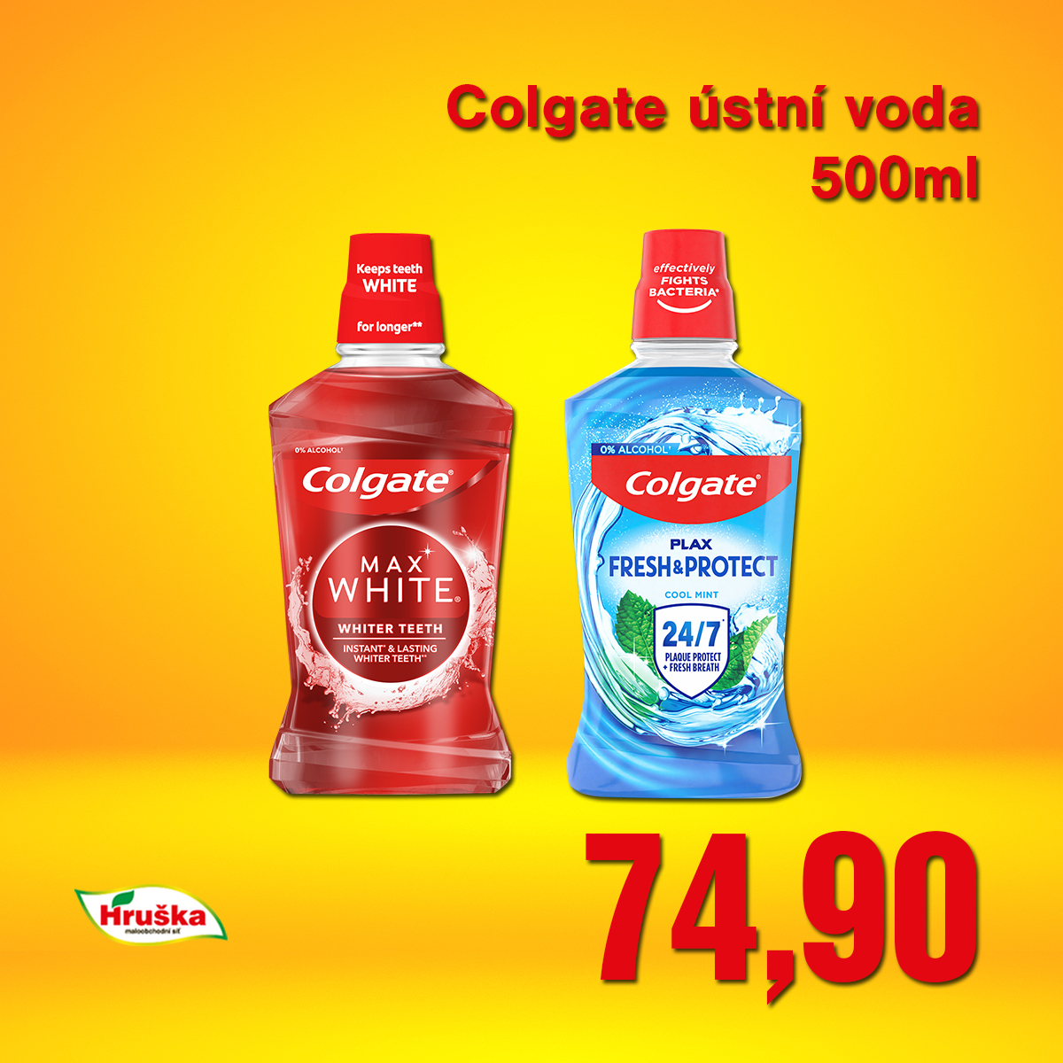 Colgate Plax ústní voda 500ml