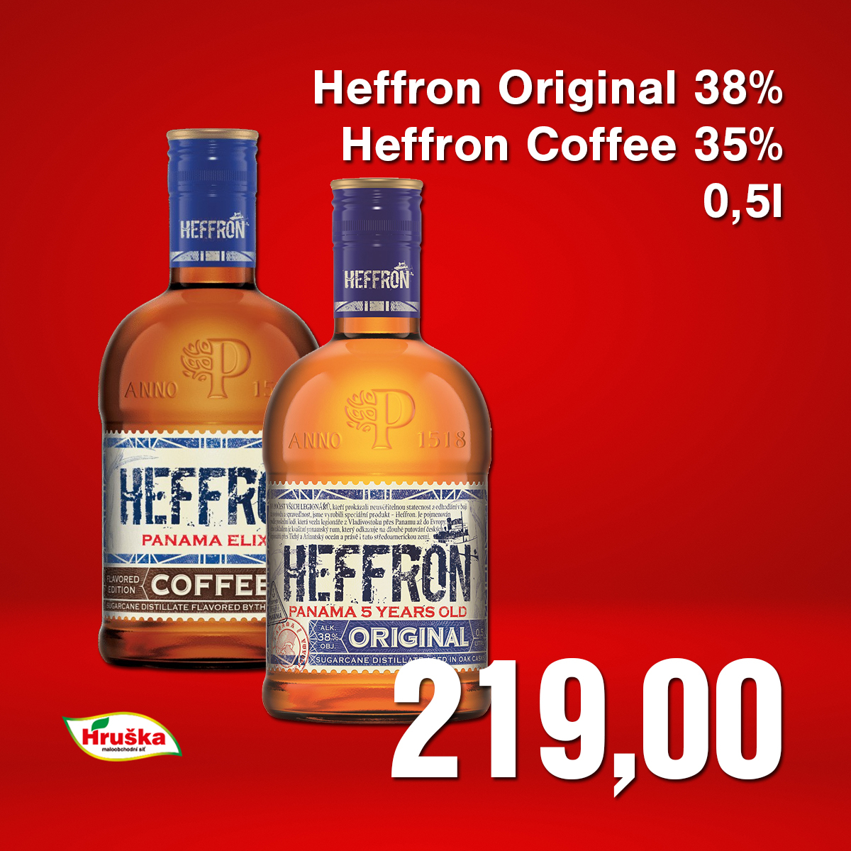 Heffron original 38% Heffron coffee 35%