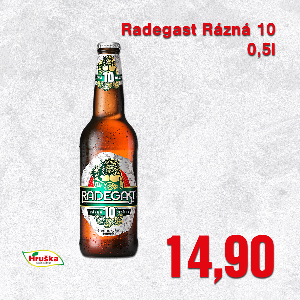 Radegast Rázná 10 0,5l