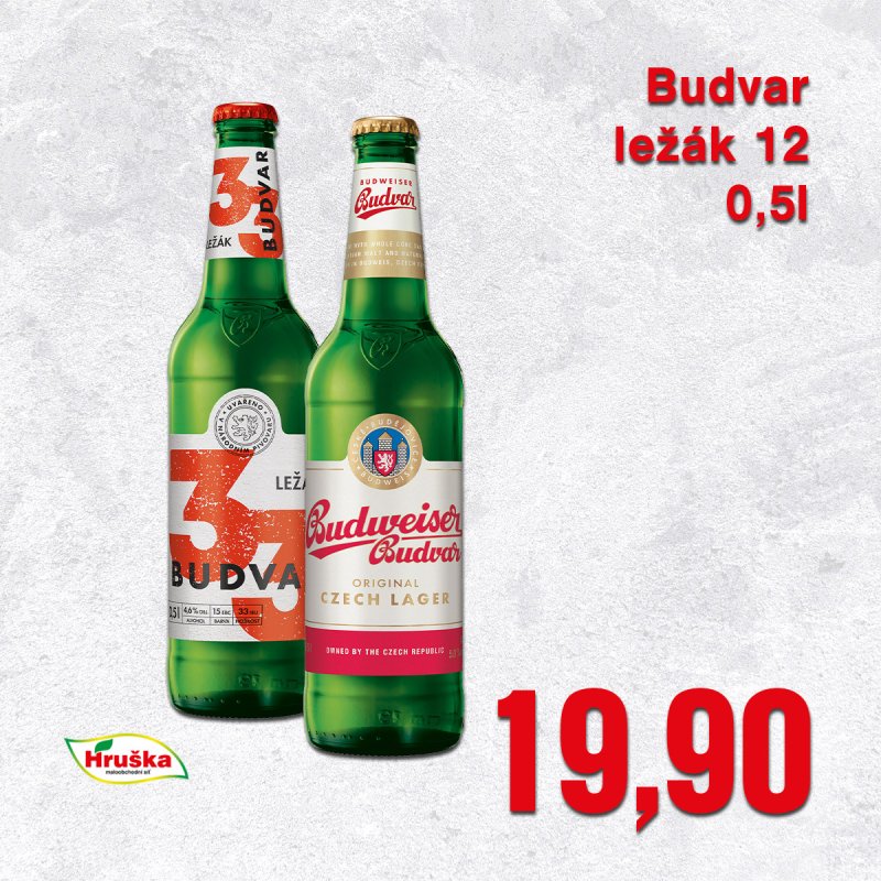 Budvar ležák 12 0,5l